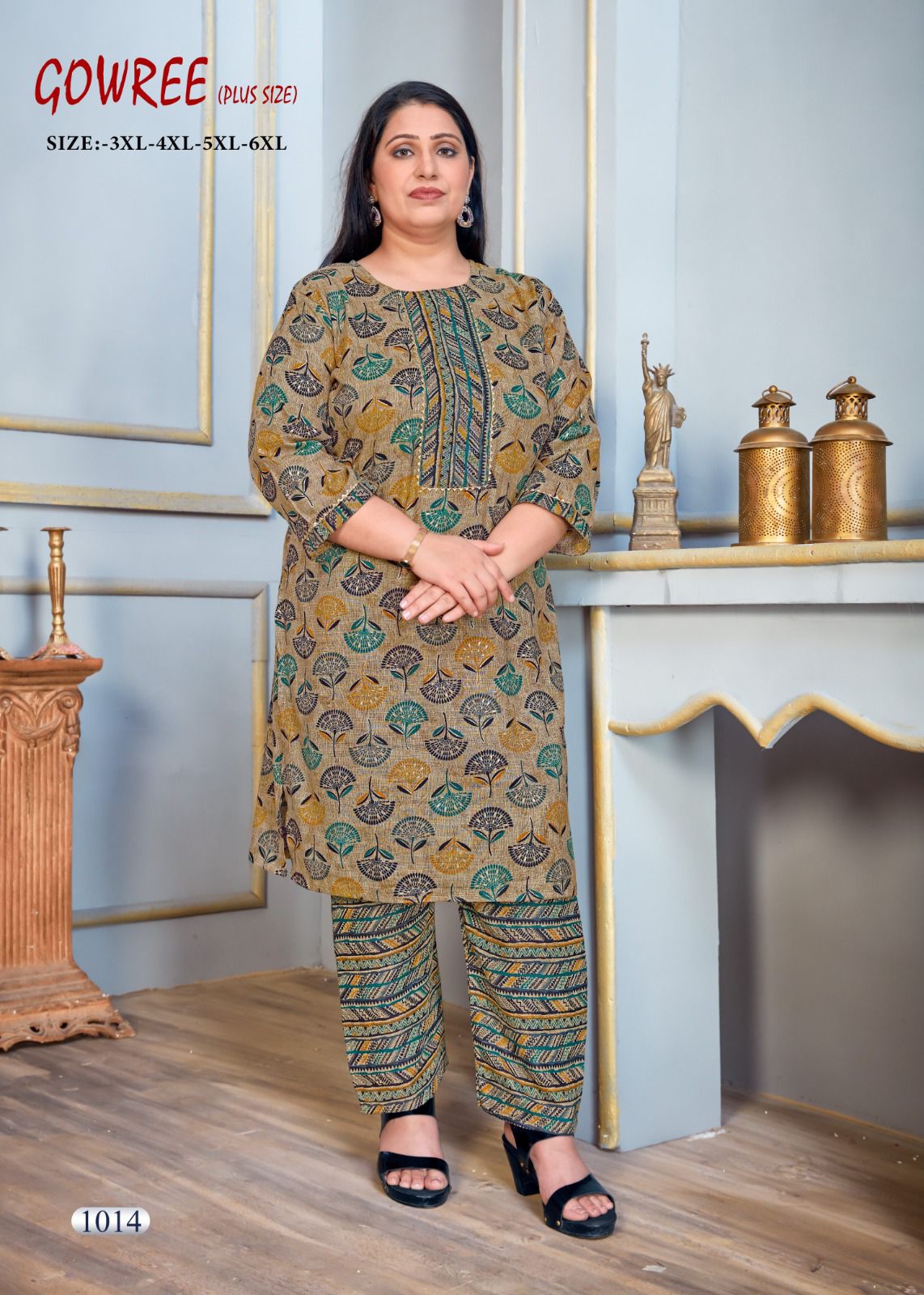 Gowree Plus Size By Sangeet Rayon Capsule Printed Kurti With Bottom Dupatta Wholesale Market In Surat